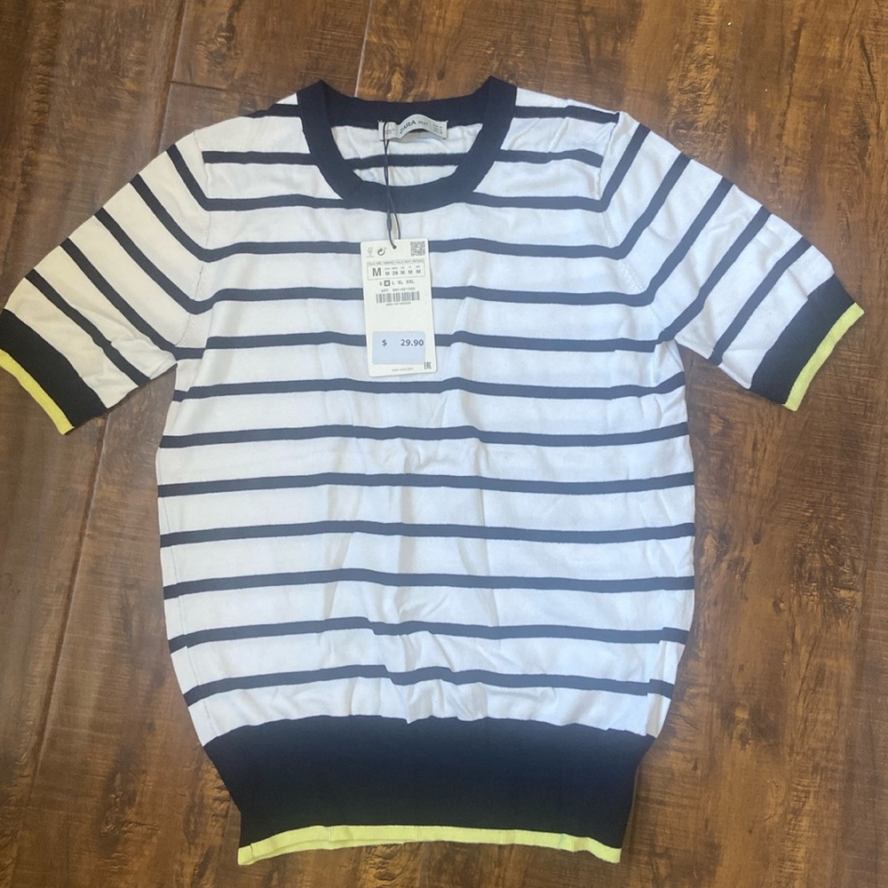 Zara knit blouse